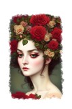 Cumpara ieftin Sticker decorativ, Printesa, Rosu, 85 cm, 6770ST, Oem