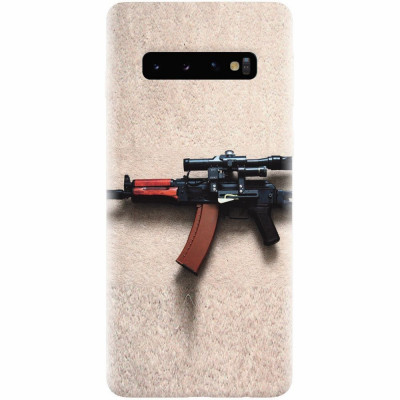 Husa silicon pentru Samsung Galaxy S10 Plus, AK Kalashnikov Gun Of Military foto