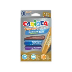 Creion-tempera Carioca Temperello Metallic 6/set foto