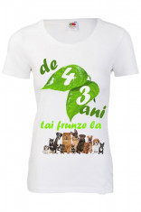 TRICOU IMPRIMAT DE 43 ANI TAI FRUNZE LA CAINI foto