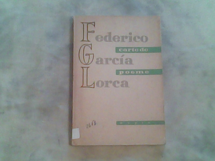 Carte de poeme-Federico Garcia Lorca