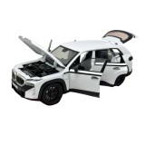Macheta BMW XM Alb- Die-Cast 1:24- sunete, lumini si resort- 20cm