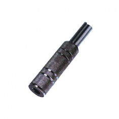 Mufa jack 3.5mm mama stereo metal pe cablu