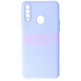 Husa Silicon Samsung Galaxy A20s Lavender - Calitate Premium High Copy