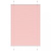 VidaXL Jaluzea plisată roz 100x100cm Lățime țesătură 99,4cm poliester
