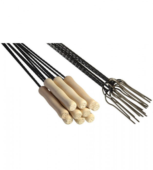 Set 10 Furci pentru gratar, 130 cm