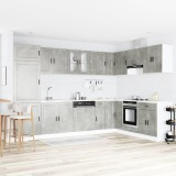 Cumpara ieftin Dulap bază Porto cu chiuvetă, gri beton, 80x46x84,5 cm, lemn