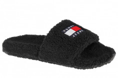 Papuci Tommy Hilfiger Flag Pool Slide EN0EN01602-BDS negru foto