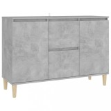 Servanta, gri beton, 101x35x70 cm, lemn prelucrat, DKD Home Decor
