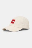 The North Face sapca Norm culoarea bej, cu imprimeu, NF0A7WHOAIX1