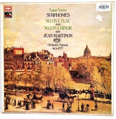 Saint-Sa&amp;euml;ns - Jean Martinon, &amp;lrm;&amp;ndash; Symphonies - No. 1 In E Flat (1855) / No. 2 In A Minor (1878) NM / VG+ vinil LP disc His Master&amp;#039;s Voice UK 1973 foto