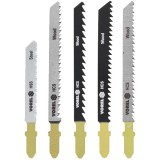 Vorel 27820 - Set panze fierastrau pendular tija cu un prag de prindere (T) 76-100 mm lemn taiere mixta 5 bucati