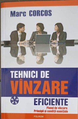 TEHNICI DE VANZARE EFICIENTE-MARC CORCOS-195898 foto