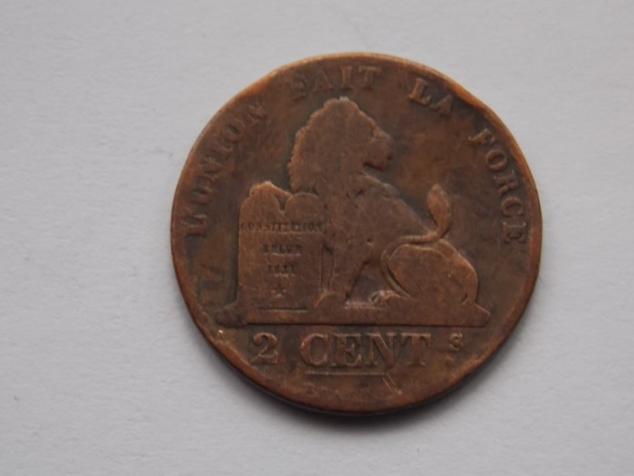 2 CENTIMES 1865 BELGIA - LEOPOLD I