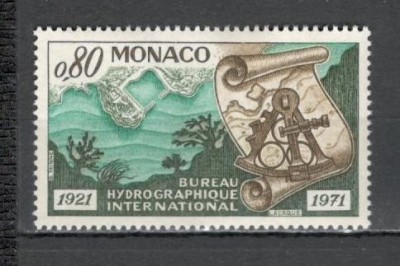 Monaco.1971 50 ani Biroul Hidrografic International SM.524 foto