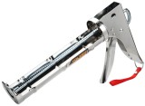 Pistol Silicon Tolsen 3 in 1 Industrial, 225mm, Metal Presat, Aplicare Precisa, Cutit Incorporat, Profesional