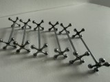 Set, serviciu 6 suporturi pentru tacamuri, model clasic