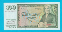 Islanda 100 Kronur L1961 &amp;#039;Sedlabanki Islands&amp;#039; UNC serie: C13015955 foto