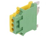 Conector Șine Galben-Verde 2,5-16mm&sup2; 2 Borne