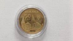 Romania -50 bani 2016- Iancu de Hunedoara UNC+capsula