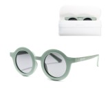 Ochelari de Soare Polarizati Pentru Copii, Protectie UV 400, Rame Flexibile, Usori si Confortabili, Toc Protectie Inclus, 2-10 Ani, Verde, LUVLU&trade;