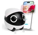Robot cameră inteligentă Enabot EBO ROLA Mini FamilyBot, cameră 2K pentru animale de companie, cameră mobilă de interior, apel rapid, audio bidir