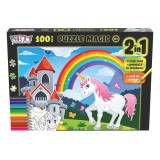 Puzzle Magic 2 in 1, Witty Puzzlezz, Unicorn, 100 piese