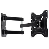 Suport TV de perete Atelier, reglabil, 14&#039;&#039;-32&#039;&#039;, 35 kg, negru