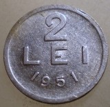 1.079 ROMANIA RPR 2 LEI 1951
