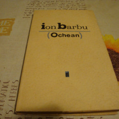 Ion Barbu - Ochean - poezii - 1964