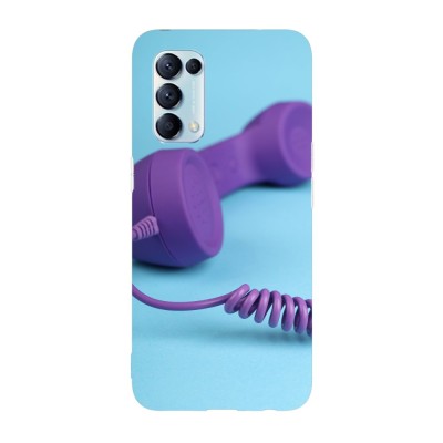 Husa compatibila cu Oppo Reno 4 Lite model Purple retro phone, Silicon, TPU, Viceversa foto