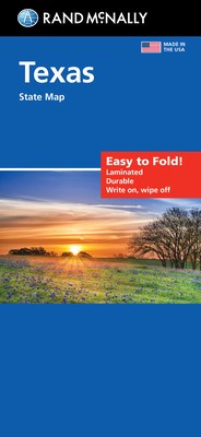 Rand McNally Easy to Fold: Texas State Laminated Map foto