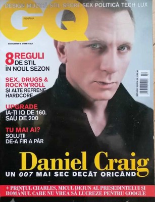 REVISTA GQ ROM&amp;Acirc;NIA (GENTLEMEN&amp;#039; S QUARTERLY) NR. 26, SEP/NOV 2012 foto