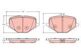 Set placute frana disc Mercedes G-Class, G-Class Autoturism De Teren, Inchis, Gle Motor AMG G 63, AMG G 63 4x4&sup2;, AMG G 63 Mild Hybrid 4-matic, 132