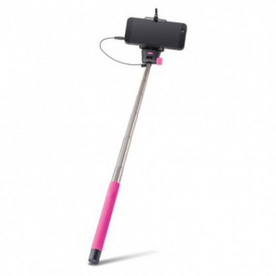 Selfie Stick Universal (Cu buton) MP-400 Forever Roz foto