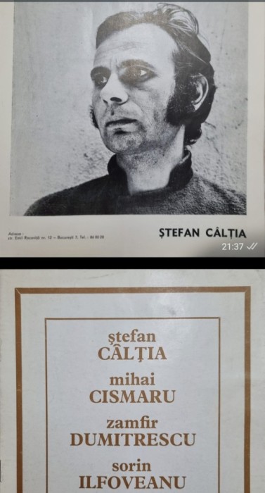 Invitatie expozitie Stefan Caltia Sorin Ilfoveanu