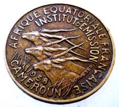 1.106 FRENCH EQUATORIAL AFRICA CAMERUN CAMEROUN 10 FRANCS FRANCI 1958