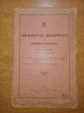Harta orasului bucuresti / verso liniile de tramvai si autobuz - din anul 1936