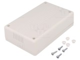 Carcasă universală ABS gri deschis 82x132x35mm