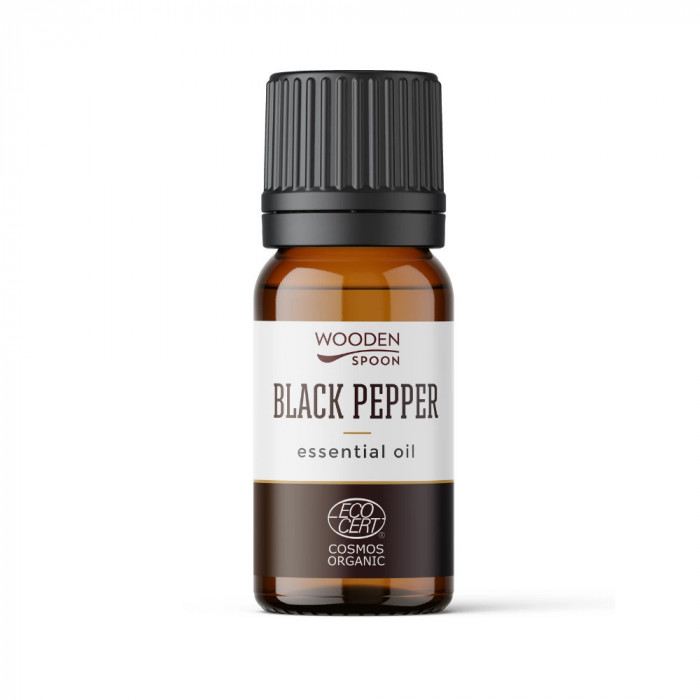 Ulei esential de piper negru, bio, 5ml, Wooden Spoon