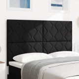 Șezlong LED vidaXL cu Design Blocuri Diamante Negru 160 cm Țesătură