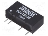 Convertor DC/DC 1W TRACO POWER 10,8-13,2VDC la 12VDC 80mA