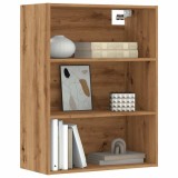 Gossi dulap de perete suspendat, stejar artizanal, 69,5x32,5x90 cm