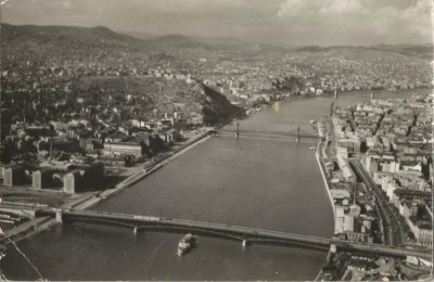 Ungaria, Budapesta, carte postala circulata in Romania, 1963 foto