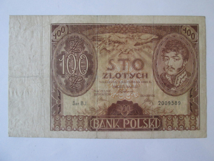 Polonia 100 Zloți/Zlotych 1934