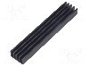 Radiator extrudat, aluminiu, 100mm x 19mm, neagra, FISCHER ELEKTRONIK - SK 633 100 SA