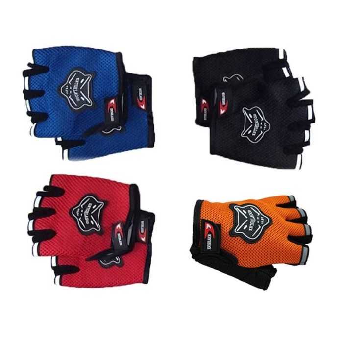 Manusi Moto Scuter ATV fara degete ( M - L ) rosu Manusi Moto Scuter ATV fara degete ( M - L ) rosu