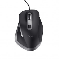 Mouse trust fyda cu fir optic interfata usb 2.0 rezolutie maxima 5000 dpi 6 butoane