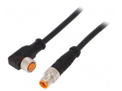 Cablu de conectare M8 3 pini 0.3m PUR IP67 foto