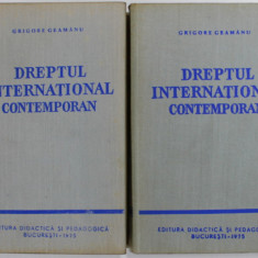 DREPTUL INTERNATIONAL CONTEMPORAN EDITIA A II-A, 2 VOLUME de GRIGORE GEAMANU 1975